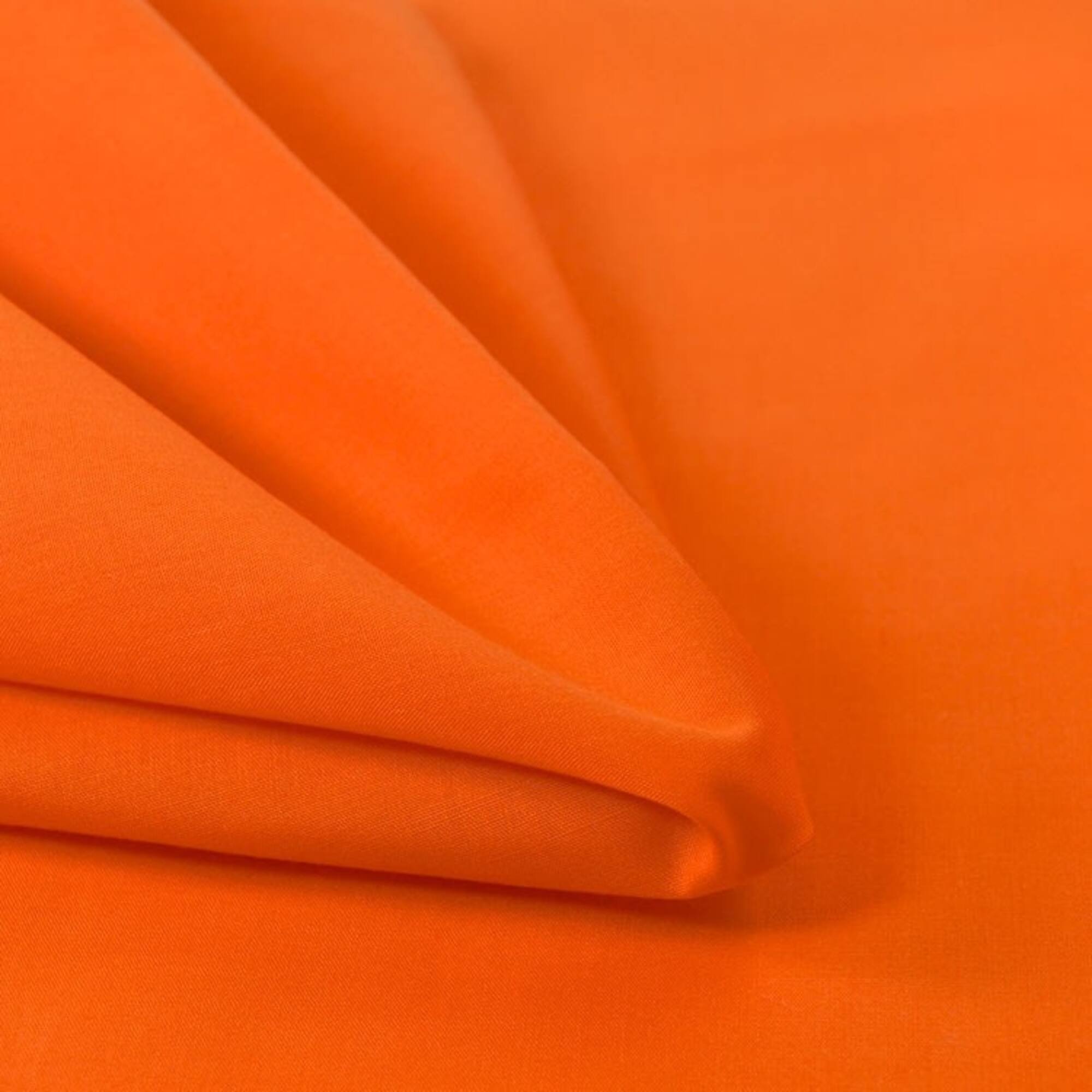57" Orange Broadcloth